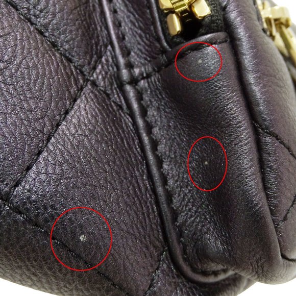 CHANEL Women's Bag, Body Waist Matelasse Leather, Black, Compact - Picture 12 of 12